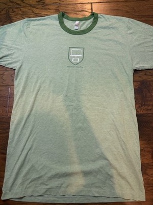 VTG Y2k Apple Vita Veritas Mac iPod Tech T- Shirt L Single Stitch Ringer Rare