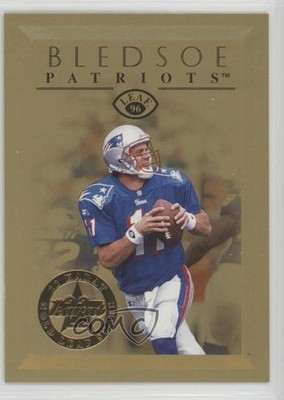 1996 Leaf 22 Karat Gold Leaf Stars Promo /2500 Drew Bledsoe #1 0q3