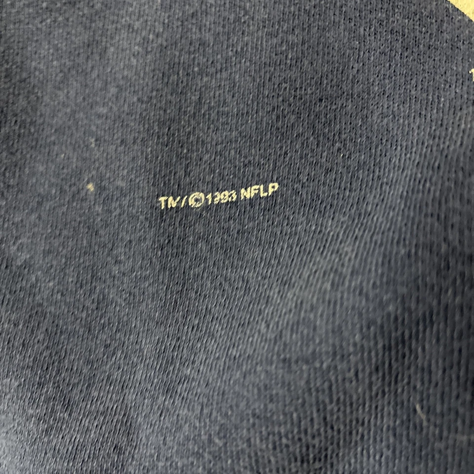 Vintage 1993 New England Patriots NFL Starter Crewneck Tamanho Grande Futebol EUA - Imagem 2 de 4