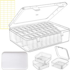 Bead Organizer Box, 62 Pcs Small Beads Organizers, with Classification Tags and