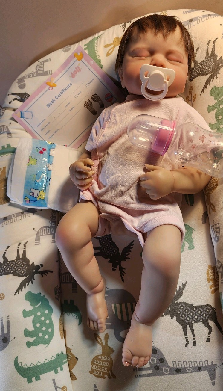 🎄Realistic 19" New Born Baby Doll Female Silicone-Vinyl  🎄🎅🎄