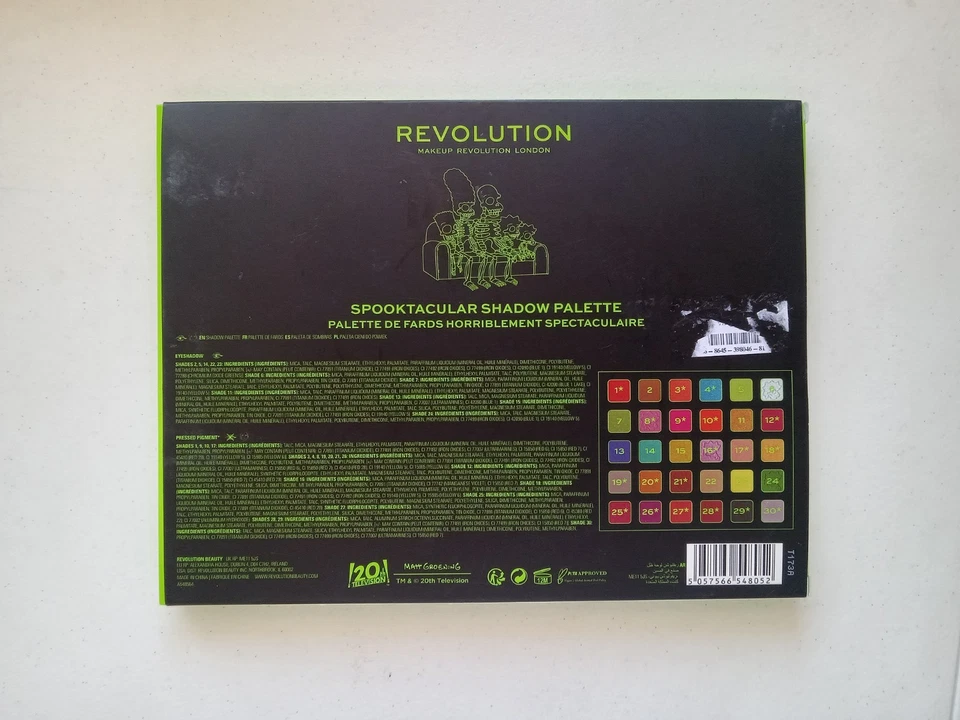 Makeup Revolution x The Simpsons-Spooktacular Treehouse of Horror Shadow Palette - Image 3 of 4