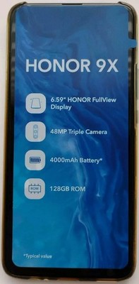 Huawei Honor 9X Dual-SIM LTE 4/128GB Android ohne SIM-LOCK in Black + TOP in OVP