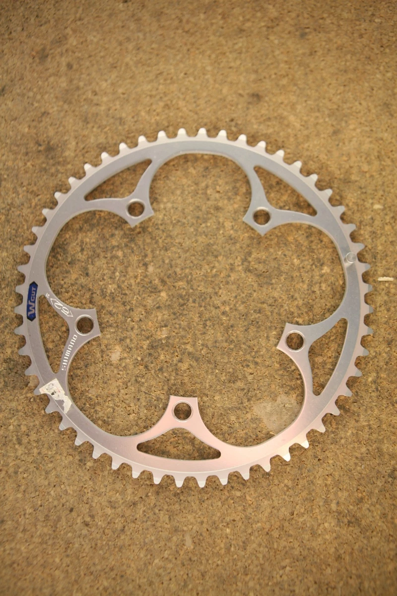 Plateau Shimano 9v 52 Dents – 130 BCD – Noir – New Old Stock