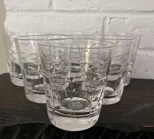 Cunard Steamship Company Limited Crystal Glasses 3.25” Set Of 6