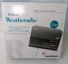 Vintage NOS RadioShack Desktop Weatheradio 7 Channel NOAA Weather Alert 12-251