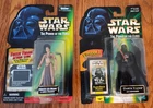 Star Wars lot of two figures: Prisoner Leia PLUS Darth Vader 3.75" Hasbro MOC