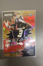 2025 Panini Prizm Draft Picks - Instant Impact Luther Burden #II-LBN Red Ice...