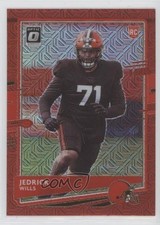 2020 Panini Donruss Optic Rookies Red Mojo Prizm Jedrick Wills #119 0c6w