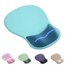 Ergonomic Mouse Pad with Wrist Rest,Cute Gel Mousepad Wrist Support - Small M...