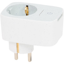Zprime white electrical socket with switch