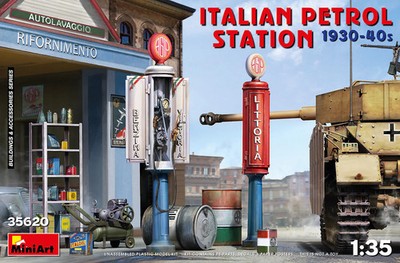 MiniArt 1/35 Italian Petrol Station 1930-40s 35620