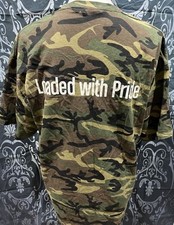 Vintage Memorabilia Fedex Camo Tshirt 400 Club Loaded with Pride Special Edition
