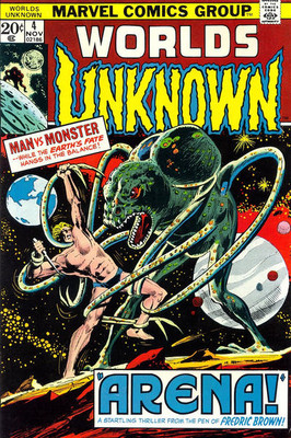 Worlds Unknown (1973) #   4 (5.0-VGF) Arena 1974