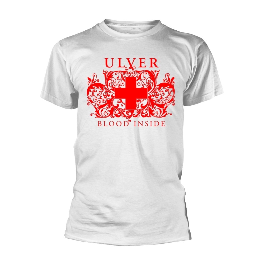 ULVER - BLOOD INSIDE (БЕЛАЯ) БЕЛАЯ футболка X-Large