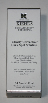 Kiehl's Clearly Corrective Dark Spot Solution - 3.4 oz 100 ml AUTHENTIC NEW