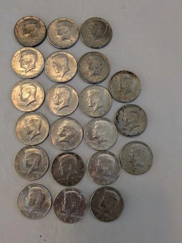 1967 21 Kennedy Half Dollar 40% Silver Good Condition