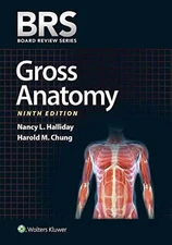 BRS Gross Anatomy (Board Review - Paperback, by Halliday PhD Dr. - Good c