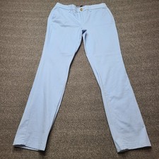 Tommy Hilfiger Pants Womens 2 Light Blue Chino Straight Leg Casual Stretch
