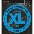 D'Addario ETB92-5 Medium Black Nylon Tapewound 5-String Bass Strings