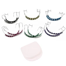 Fake Braces For Teeth Temporary False Fake Brackets Metal Wires Bracket