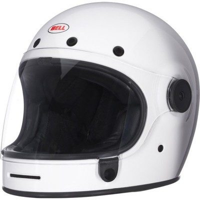 Bell Bullitt DLX Integralhelm Motorradhelm Gloss Plain weiß