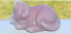 FENTON LOTUS MIST SLEEPING KITTEN CAT #1