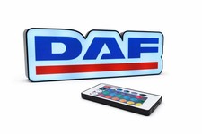 RGB LED Truck Cab Sign DAF Inspired HGV Driver Garage Gaming Room Light