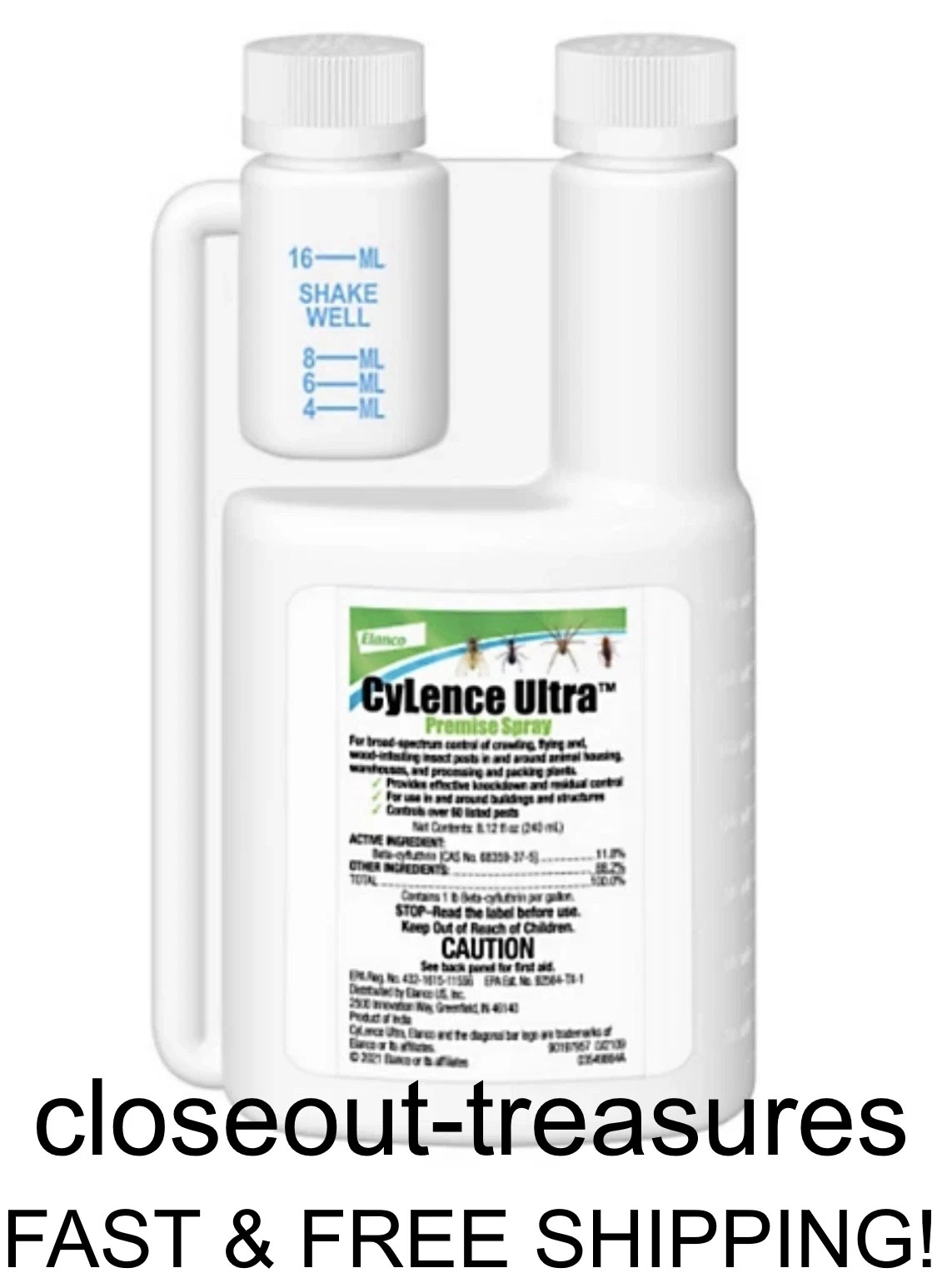 CyLence Ultra Premise Spray Insecticide 240ml (Bayer Tempo SC Ultra) READ ME NEW