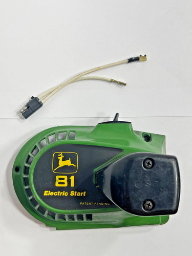 John Deere 81 Chainsaw Electric Starter Housing & Battery Wire - OEM John Deere