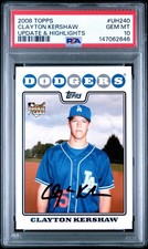 2008 Topps Updates & Highlights - Clayton Kershaw #UH240 (RC)