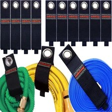Extension Cord Holder Organizer Strap - Heavy Duty Storage Straps 10 Pack Holds
