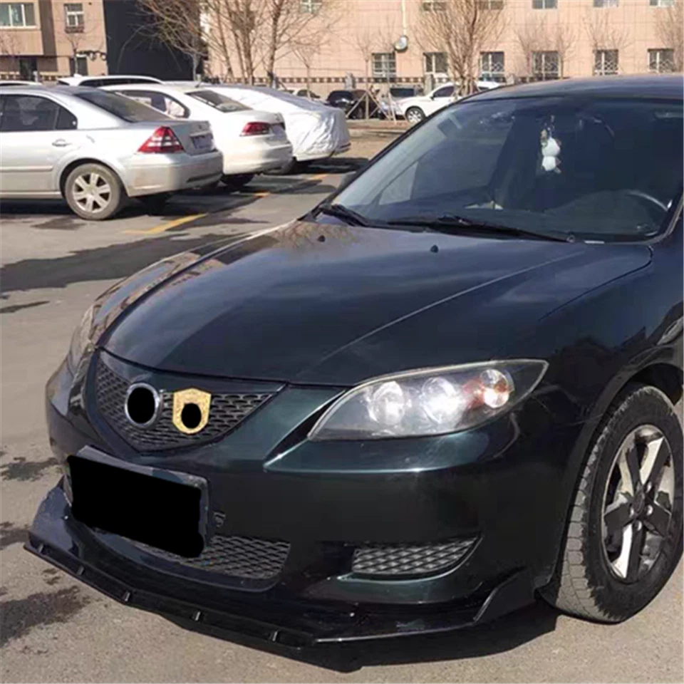 Universal Fit For 1990-1998 Eagle Talon Front Bumper Splitter Spoiler Lip Black - Изображение 4 из 4