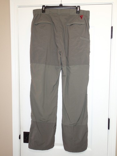 Rail Riders Men's Bushwacker Weatherpants Slate X-Large Zipper Hiking Pants - Picture 4 of 7