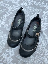Merrell Plaza Emme Size 7 Black Women Slip On Ortholite Performance Shoes