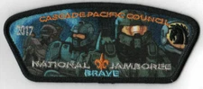 2017 National Scout Jamboree Cascade Pacific JSP HALO 'Brave' Blue [NJ214]