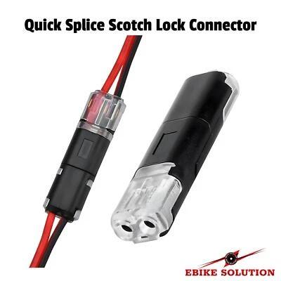 EBIKE SOLUTION 10Pcs 2Pin Way Plug Car Electrical Connector Wire Cable Automotive Waterproof