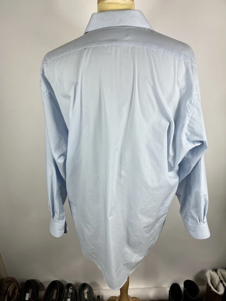 Camisa abotonada manga larga David Taylor para hombre talla 18 1/2 34/35 - 1142 Foto 4 de 4