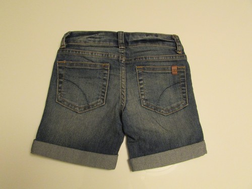 NWT.AUTHENTIC Girls Boys joe's Jeans Denim Easy Rolled Shorts Ava Size 4 - Picture 2 of 9