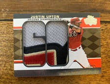 2011 Topps Lineage 60th Anniversary Relics /5 Justin Upton Jumbo Patch RARE