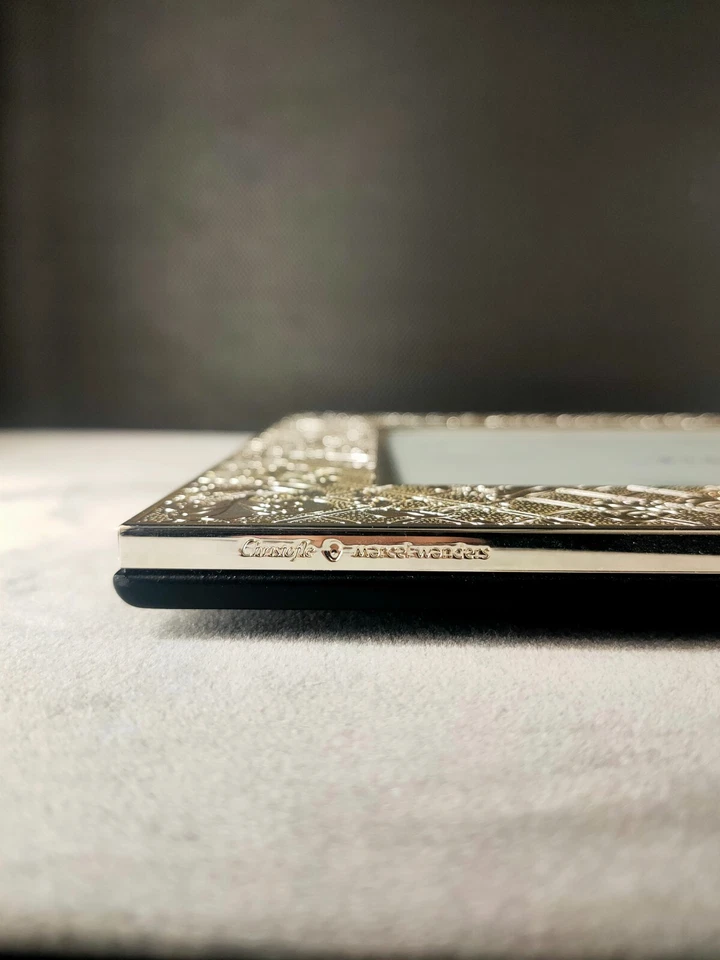 Christofle Jardin d' Eden, cornice foto 13X18cm placcata argento. - Immagine 4 di 4