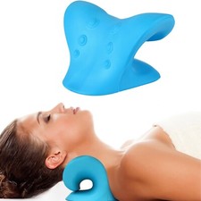 Neck and Shoulder Relaxer Spine Alignment Chiropractic Pillow Massage Pillow TMJ