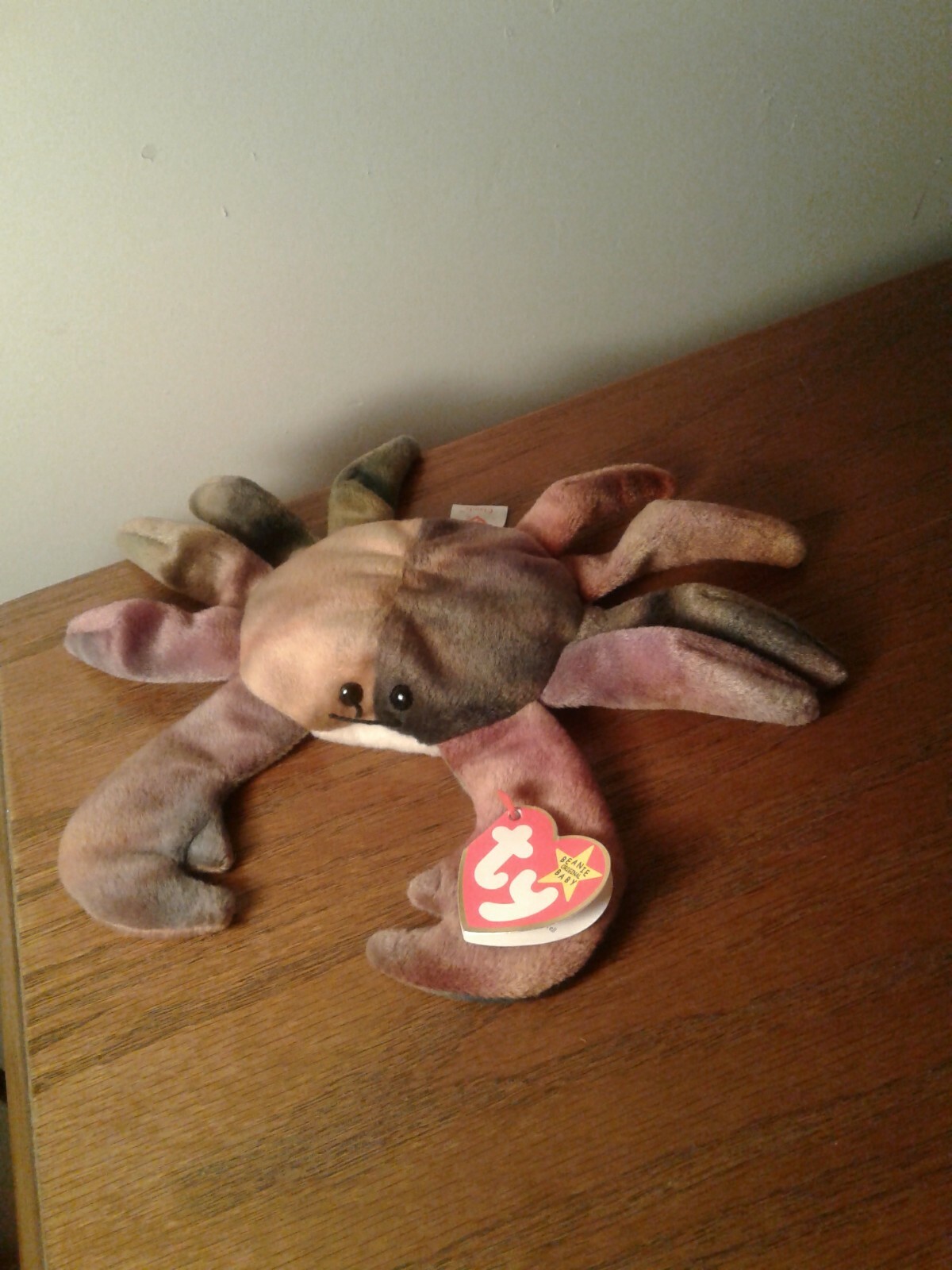 Claude the crab ty original beanie baby Mwmt
