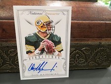 National Treasures Autograph Signatures Packers Don Majkowski 07/15  2015
