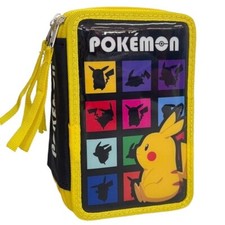 Pokemon Pikachu w polu 3 Zamek błyskawiczny Premium Set 39 Akcesoria Trzy zawiasy