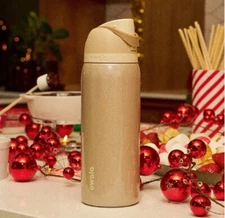 Owala Christmas Merry & Bright Holiday Magic FreeSip 32oz Water Bottle NEW✨