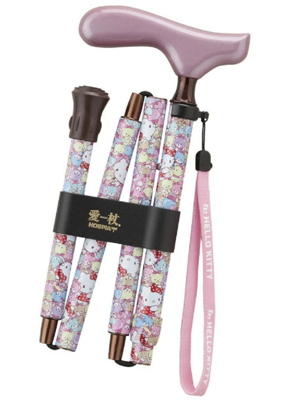 Hello Kitty folding cane, adaptable height: 59-67 inches, Sanrio license | eBay