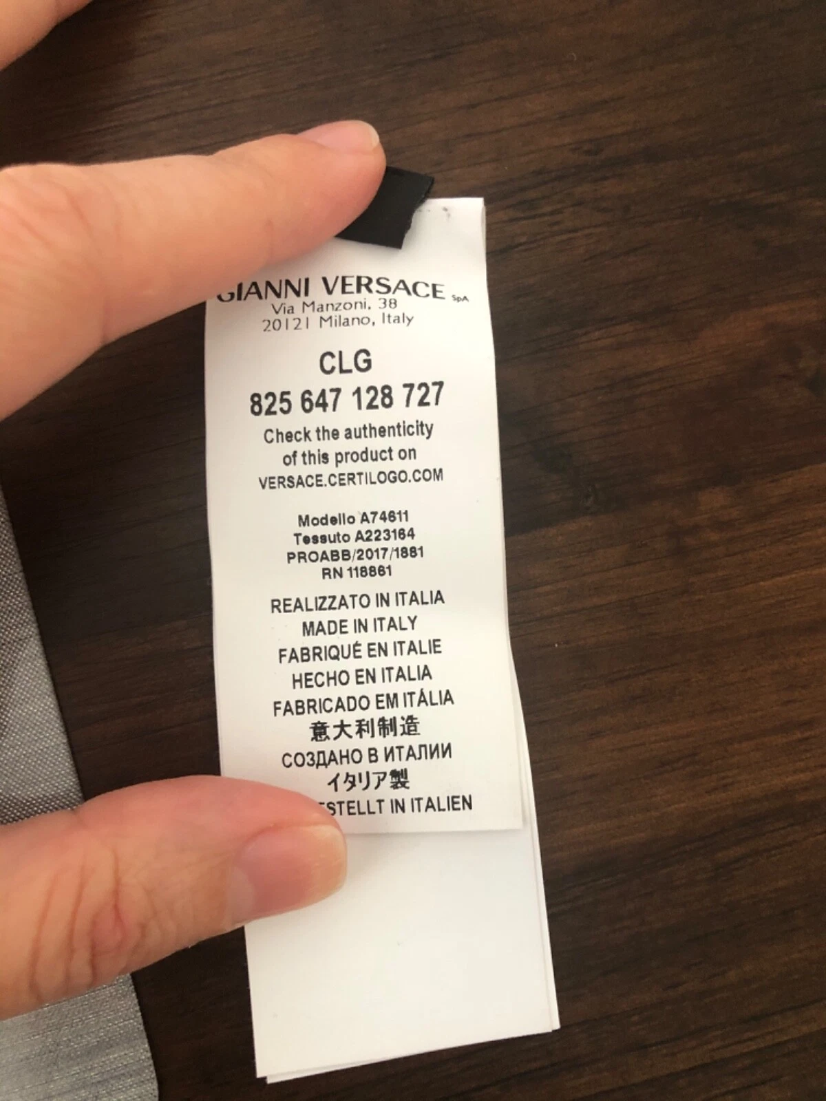 AUTENTICO ABITO DA MAGLIONE IN LANA A COSTINE A SPALLA FREDDA VERSACE TAGLIA 38 IT