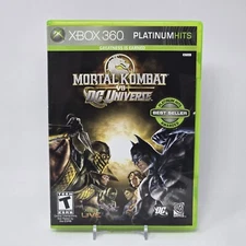Mortal Kombat vs DC Universe (Xbox 360) Platinum Hits CIB COMPLETE & TESTED