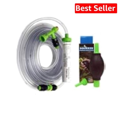 Complete 25 ft Aquarium Water Change Siphon with Stressless Starter & Connectors
